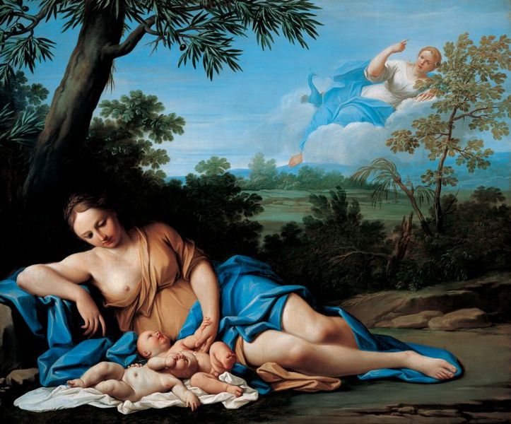 Die Geburt des Apollo und der Diana